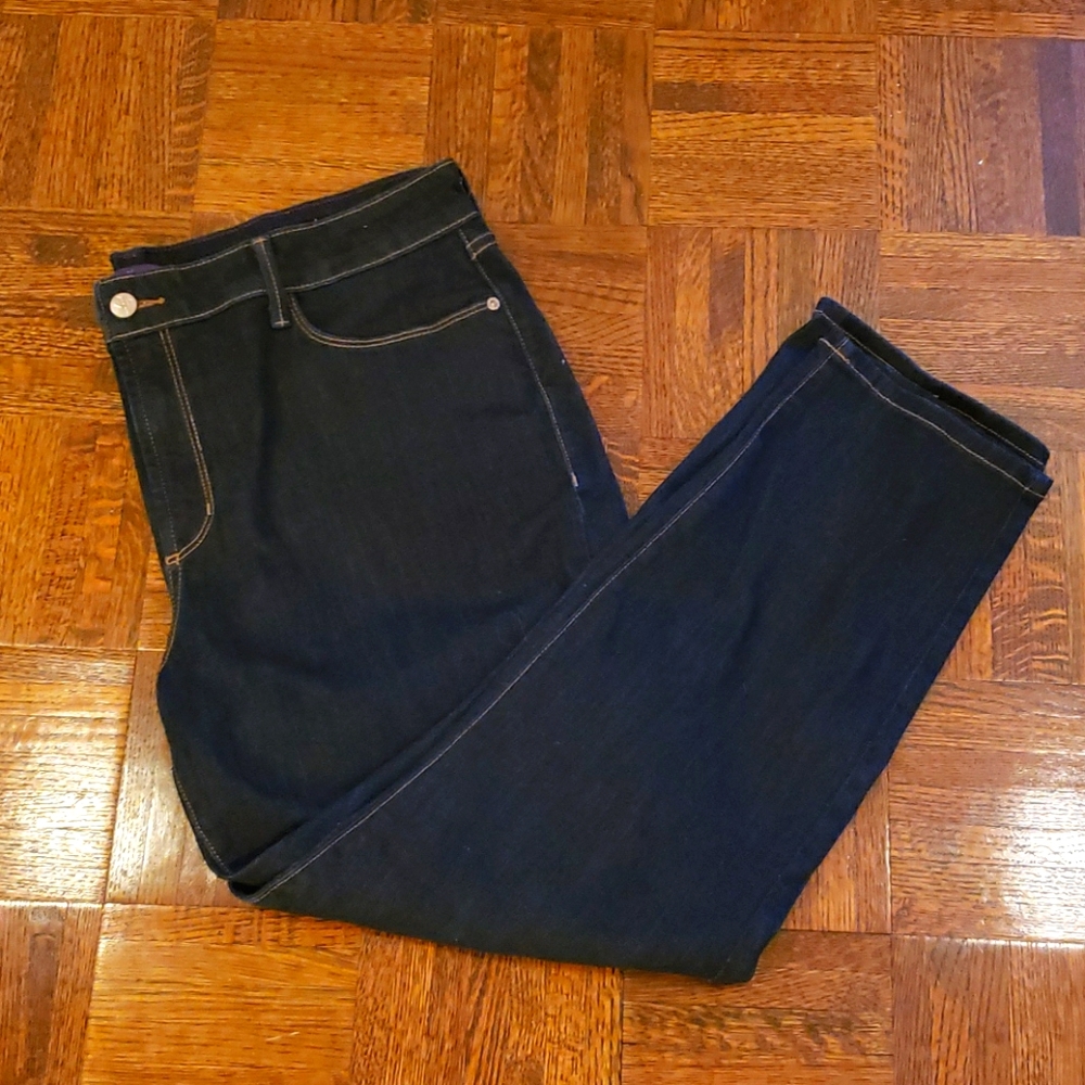 NYDJ Dark Wash Alina Ankle Jeans